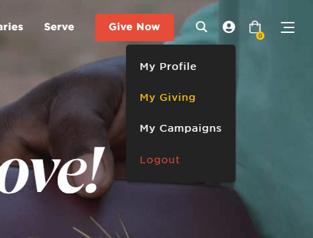 my giving menu my giving menu