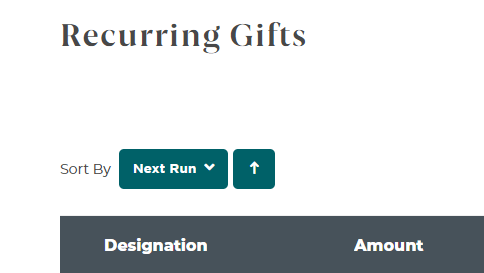 recurring payment method recurring payment method