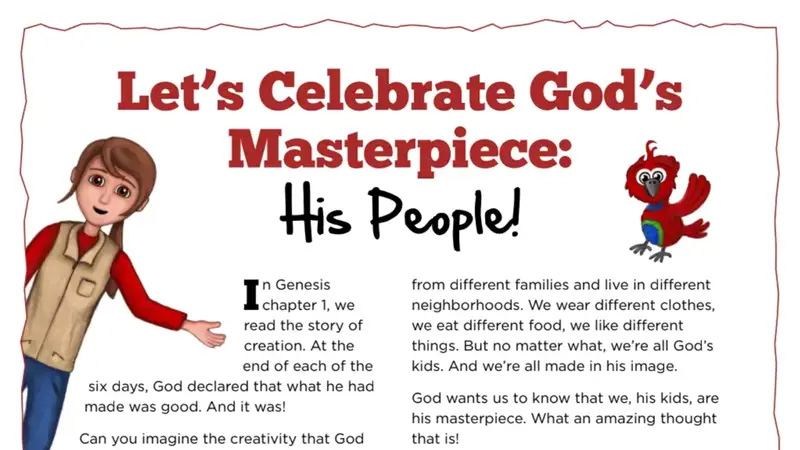 Let’s Celebrate God’s Masterpiece: His People!