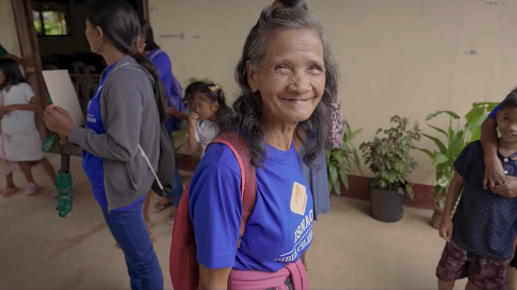 Isnag woman smiling