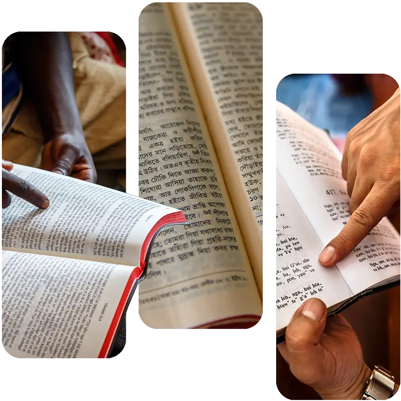 Different translations of Scripture