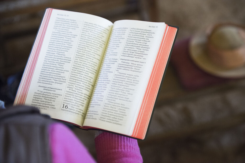 Open bible.
