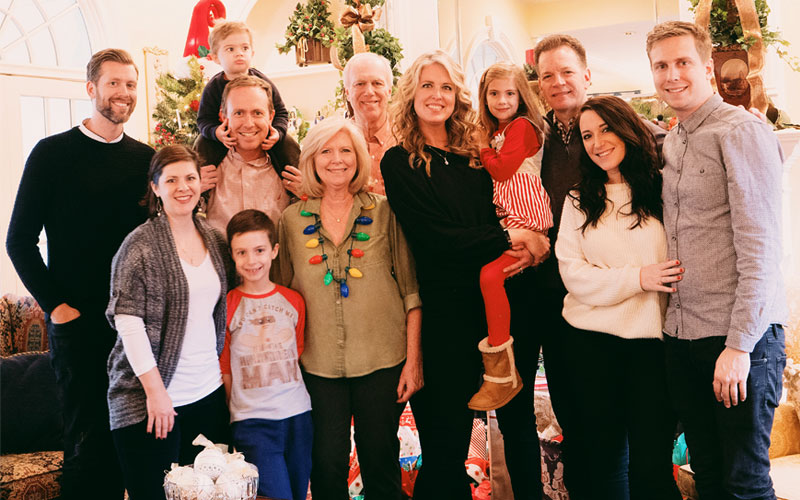 Group photo of the Vaughan Family, who faithfully give to Bible translation.