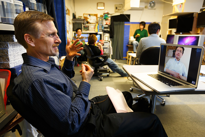 Mark Penner working as a consultant.