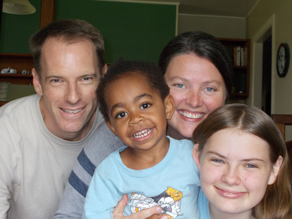 Trista Vanderwal and family.