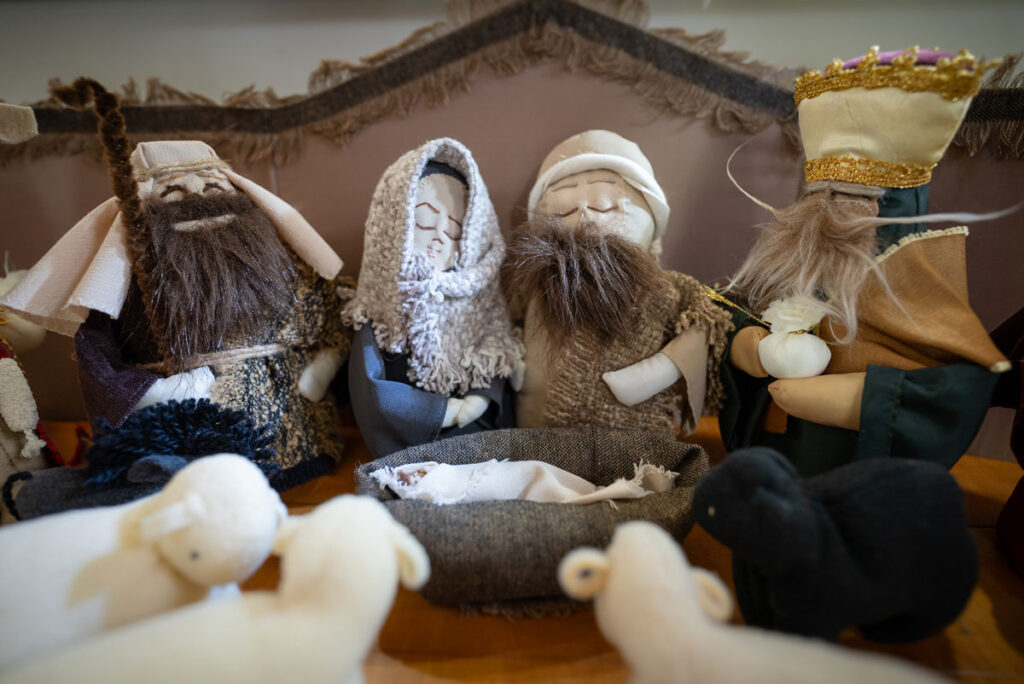 A Polish handmade nativity scene