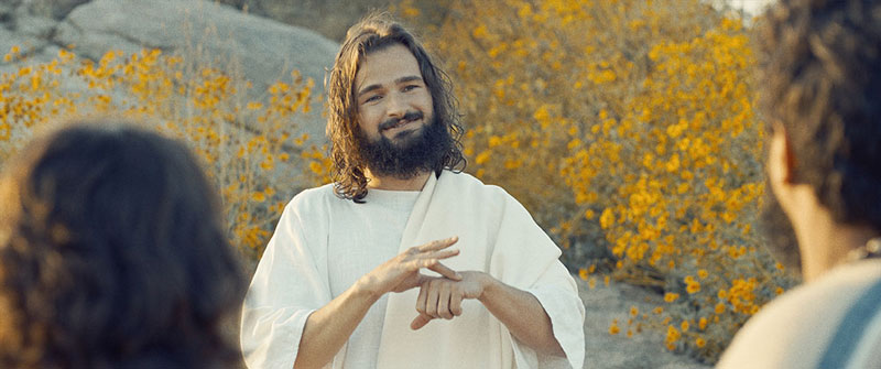 A scene from “JESUS: A Deaf Missions film.”