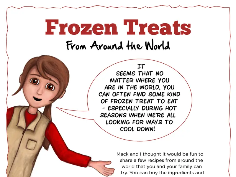 Kate & Mack Kids Activity: Frozen Treats