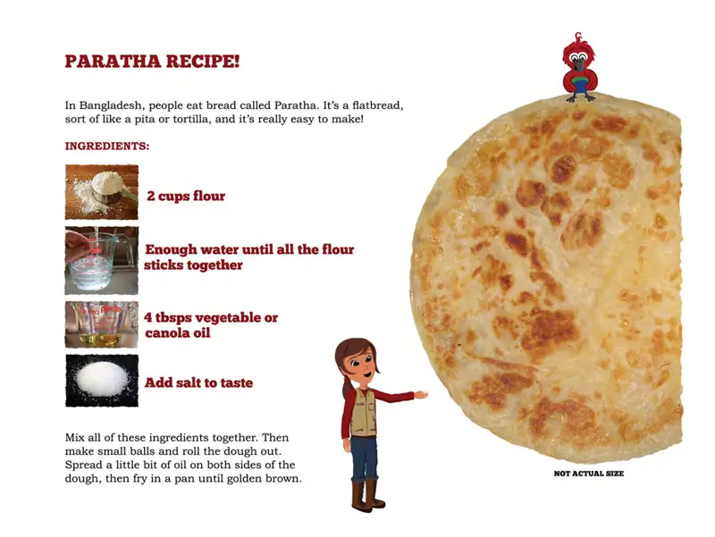 Kate & Mack Kids Activity: Paratha Bread Recipe