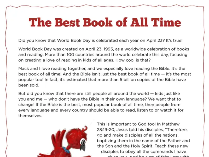 Kate & Mack Kids Activity: The Best Book of All Time