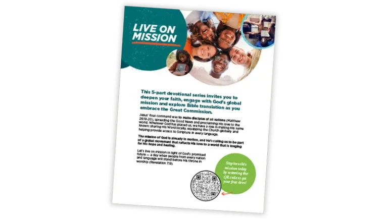 Live On Mission flyer