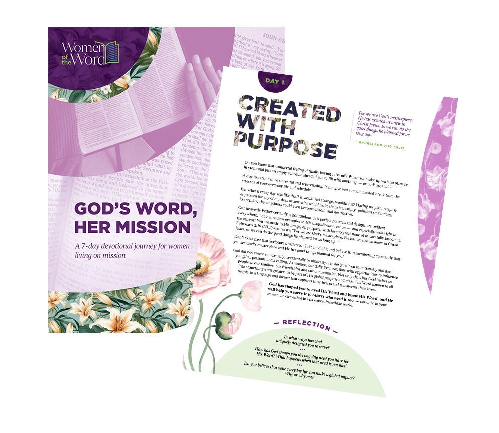 God's Word, Her Mission Devotional