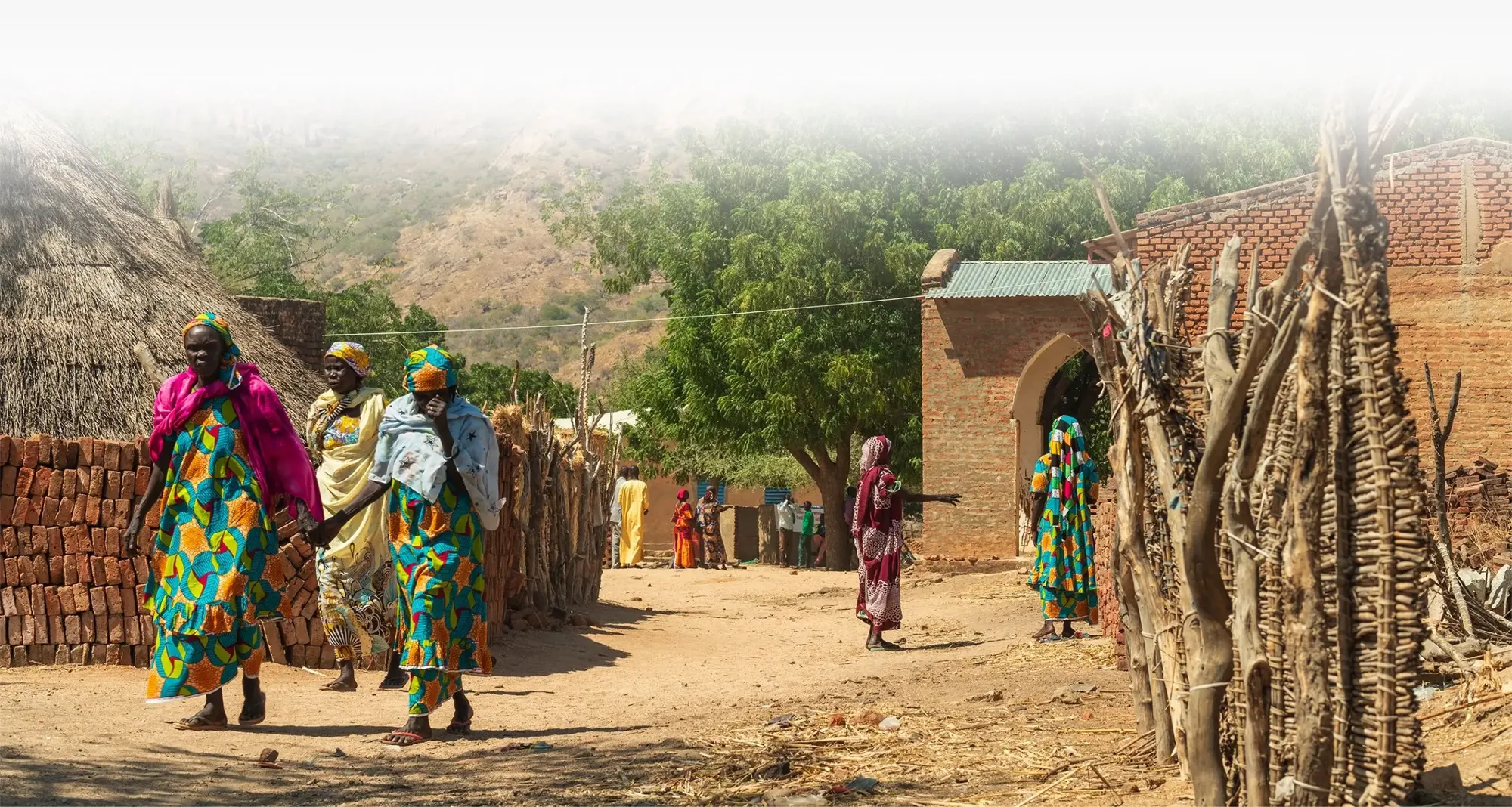 African village