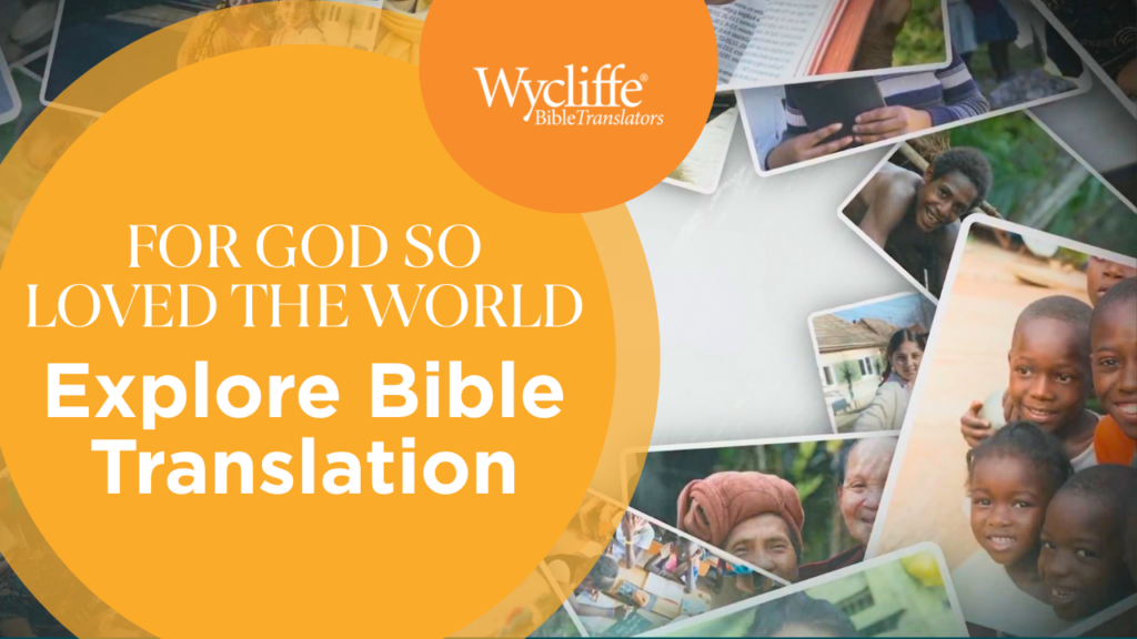 For God so loved the world. Bible translation experience thumbnail